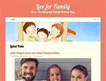 Tablet Screenshot of live4family.com
